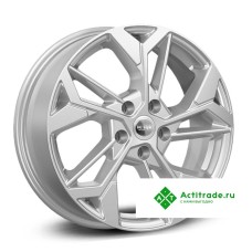 КиК ZV Kaptur_Arkana КС1062 R17/6.5J PCD 5x114,3 ET 45 ЦО 66,1 серебристый
