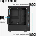 Корпус Aerocool Python-G Black (Midi-Tower, 2xUSB3.0)