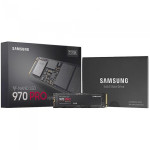 Жесткий диск SSD 512Гб Samsung 970 Pro (M.2, 3500/2300 Мб/с, 500000 IOPS, PCI-E, 512Мб, для ноутбука и настольного компьютера)