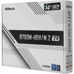 Материнская плата ASRock B760M-HDV/M.2 D4 (LGA1700, Intel B760, 2xDDR4 DIMM, microATX, RAID SATA: 0,1,15,5)