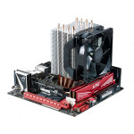 Кулер для процессора Cooler Master Hyper H412R (Socket: 1150, 1151, 1155, 1156, 1356, 2011, 2011-3, 2066, 775, AM3, AM3+, AM4, FM1, FM2, FM2+, алюминий+медь, 29дБ, 92x92x25мм, 4-pin)