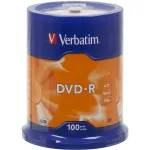 Диск DVD-R Verbatim (4.7Гб, 16x, cake box, 100)