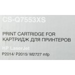 Тонер-картридж Cactus HP CS-Q7553XS (черный; 7000стр; P2014, P2015, M2727)