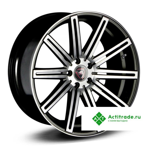 NZ R-01 R17/7J PCD 5x108 ET 40 ЦО 54,1 черный с полированной лицевой поверхностью