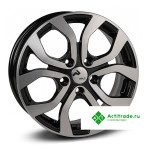 RPLC Li164 R16/6.5J PCD 5x114,3 ET 45 ЦО 60,1 черный с полированной лицевой поверхностью