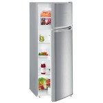 Холодильник Liebherr CTel 2531 (A++, 2-камерный, объем 241:196/45л, 55x140.1x63см, нержавеющая сталь)