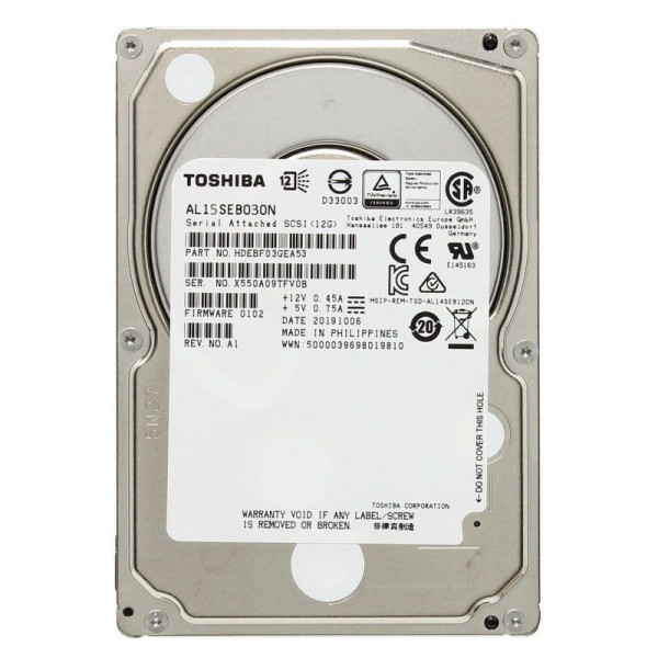 Жесткий диск HDD 300Гб Toshiba (2.5