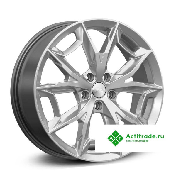 Скад Паркер R19/7.5J PCD 5x114,3 ET 40 ЦО 64,1 насыщенный серебристый