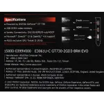 Видеокарта GeForce GT 730 902МГц 2Гб ASUS EVO (DDR3, 64бит, 1xDVI, 1xHDMI)