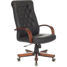 Кресло руководителя Бюрократ T-9928WALNUT
