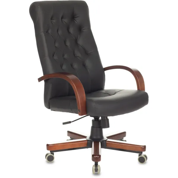 Кресло руководителя Бюрократ T-9928WALNUT