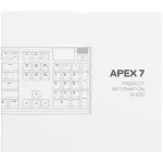 Игровая клавиатура SteelSeries Apex 7 Red Switch ( механическая, 106кл)