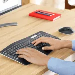 Клавиатура и мышь Logitech MK850 Performance Black Bluetooth (классическая мембранная, 107кл, лазерная, кнопок 8, 1000dpi)