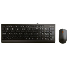Клавиатура и мышь Lenovo 300 Combo GX30M39635 Black USB (кнопок 2, 1600dpi) [GX30M39635]