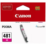Картридж Canon CLI-481 M (пурпурный; 237стр; Pixma TS6140, TS8140TS, TS9140, TR7540, TR8540)