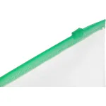 Бюрократ -BPM4AGRN (A4+, полипропилен, толщина пластика 0,15мм, молния зеленый)