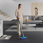 Вертикальный пылесос Dyson V15s Detect Submarine (влажная, сухая, контейнер, мощность всасывания: 240Вт, пылесборник: 0.75л, потребляемая мощность: 660Вт)
