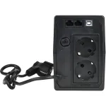 ИБП IEK EET-0600VA-1-001-S (интерактивный, 600ВА, 360Вт, 2xCEE 7 (евророзетка))