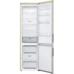 Холодильник LG GA-B509CESL (No Frost, A+, 2-камерный, объем 419:292/127л, инверторный компрессор, 595x2 030x682см, бежевый)