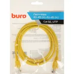 Патч-корд Buro 1428231 (RJ-45 (m), RJ-45 (m), алюминий омедненный, 1,5м, 4пары, UTP)