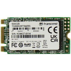 Жесткий диск SSD 500Гб Transcend (2242, 530/480 Мб/с, 75000 IOPS, SATA 3Гбит/с) [TS500GMTS425S]