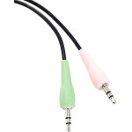 Гарнитура Sven AP-860 (оголовье, с проводом, 1.8м, полноразмерные, 2 x mini jack 3.5 mm, 260г)
