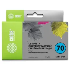 Cactus HP 70 CS-C9451A (светло-серый пигментный; 130стр; DJ Z3100)