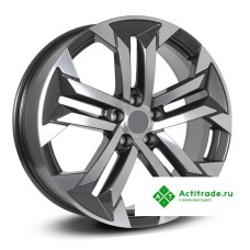 Premium Series КР015 Jaecoo J7 R19/7.5J PCD 5x108 ET 47 ЦО 60,1 темно - серый глянцевый с полированной лицевой поверхностью