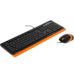 Клавиатура и мышь A4Tech Fstyler F1010 (кнопок 4, 1600dpi)