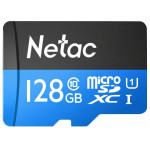 Карта памяти microSDXC 128Гб Netac (Class 10, 80Мб/с, UHS-I U1, без адаптера)