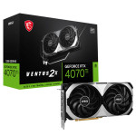 Видеокарта GeForce RTX 4070TI 2640МГц 12Гб MSI VENTUS OC (GDDR6X, 192бит, 1xHDMI, 3xDP)