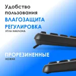 Клавиатура и мышь Oklick S277W (кнопок 4, 1600dpi)