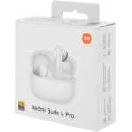 Гарнитура Xiaomi Redmi Buds 6 Pro (беспроводные внутриканальные в ушной раковине закрытые, шумоподавление, 54/480мА*ч, 9,5ч, Bluetooth 5.3, IP54)