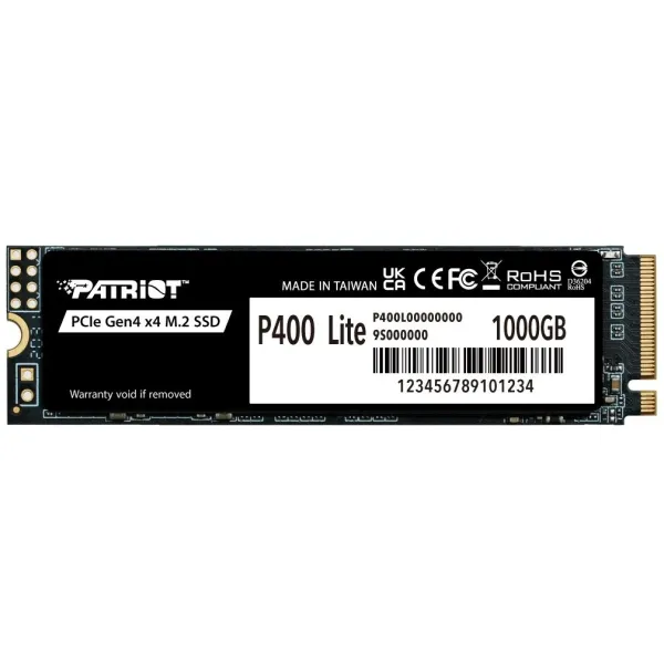 Жесткий диск SSD 1Тб Patriot (2280, 3500/2700 Мб/с)