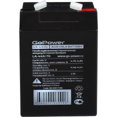 Батарея GoPower LA-445/70 (4В, 4,5Ач) [00-00017386]