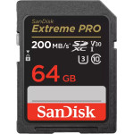 Карта памяти SDXC 64Гб SanDisk (Class 10, 200Мб/с, UHS-I U3)