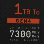 Жесткий диск SSD 1Тб Western Digital SN850X (2280, 7300/6300 Мб/с, 1100000 IOPS, PCIe 4.0 x4 (NVMe))
