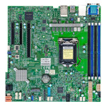Материнская плата Supermicro X12STH-F (LGA1200, Intel C256, xDDR4 DIMM, mATX, RAID SATA: 0,1,10,5)