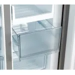 Холодильник Бирюса CD 466 I (No Frost, A, 3-камерный, Side by Side, объем 450:297/153л, инверторный компрессор, нержавеющая сталь)