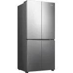 Холодильник Hisense RQ5P470SEI1 (No Frost, A+, 3-камерный, Side by Side, объем 530:331/199л, инверторный компрессор, серый)