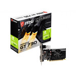 Видеокарта GeForce GT 730 902МГц 2Гб MSI (PCI-E, GDDR3, 64бит, 1xDVI, 1xHDMI)