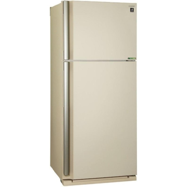 Холодильник Sharp SJXE59PMBE (No Frost, A++, 2-камерный, инверторный компрессор, 800x1 850x735см, бежевый)