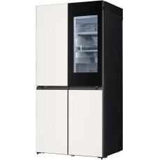 Холодильник LG GR-X24FQEKM (No Frost, A+, 3-камерный, объем 684:404/280л, инверторный компрессор, 91.4x186x68см, бежевый)