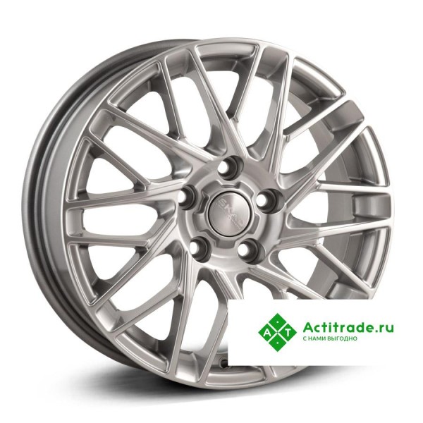 Скад Сиена R16/6.5J PCD 5x114,3 ET 46 ЦО 67,1 насыщенный серебристый