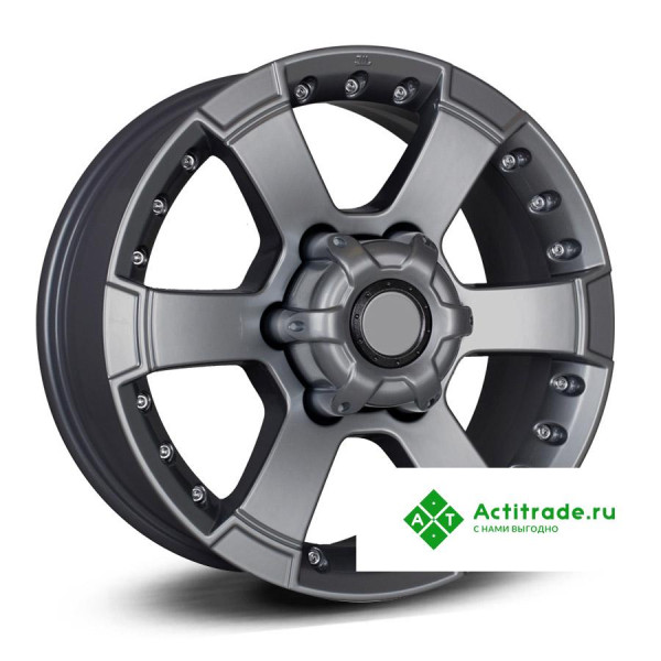 КиК M56- Оригинал R16/7J PCD 6x139,7 ET 22 ЦО 107,1 антрацитовый