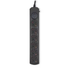 Сетевой фильтр Ippon BK-6-EU-1.8-16-B (1,8м, 6xEURO, 3,5кВт, 16А) [BK-6-EU-1.8-16-B]