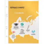Папка-вкладыш Бюрократ 013A5T (тисненые, A5, 40мкм, упаковка 100шт)