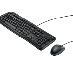 Клавиатура и мышь Logitech Desktop MK120 Black USB (классическая мембранная, 104кл, светодиодная, кнопок 2, 1000dpi)