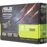 Видеокарта GeForce GT 1030 1266МГц 2Гб ASUS (PCI-E, GDDR5, 64бит, 1xDVI, 1xHDMI, 1xDP)