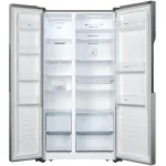 Холодильник Gorenje NRS918EMX (No Frost, A++, 2-камерный, Side by Side, объем 564:347/217л, инверторный компрессор, серый)
